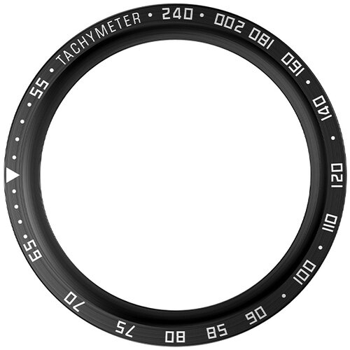 INF Črna luneta z belimi oznakami za Galaxy Watch 5 Pro, (22076491) Slike