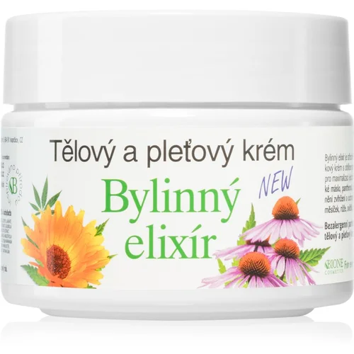 Bione Cosmetics Bylinný elixír krema za obraz in telo 260 ml