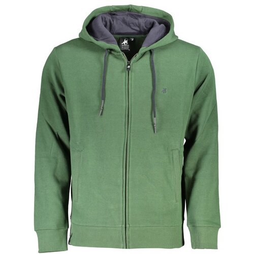 U.S. Grand Polo Club US GRAND POLO MEN'S GREEN ZIP SWEATSHIRT Cene