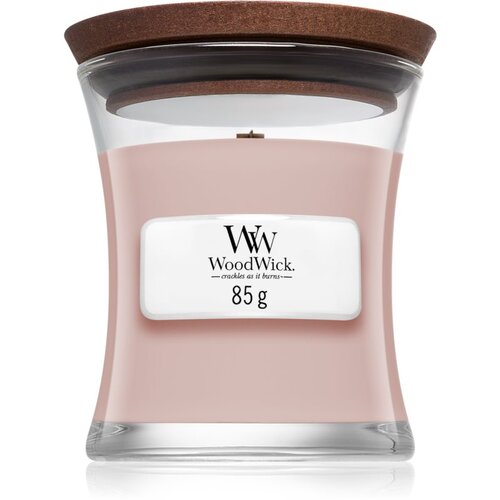 WoodWick Rosewood dišeča sveča z lesenim stenjem 85 g Cene