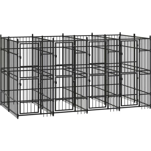  vanjski kavez za pse čelični 7,37 m²