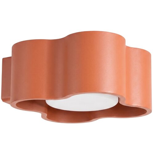 Sollux Lighting Stenska svetilka OVIO rdeča okra Gx53, (5000499346) Cene