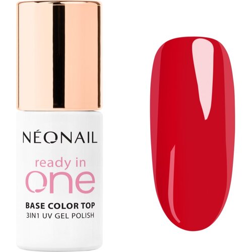 NeoNail Ready In One 3in1 UV Gel Polish gel lak za nokte s dijamantnim pra&amp;scaron;kom nijansa 11 One Classic Red 7.2 ml Slike