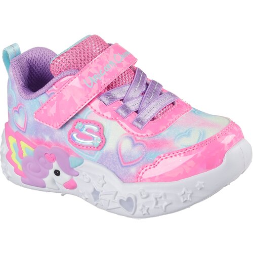 Skechers Patike za devojčice S Lights-Unicorn Charmer-Lil, 303064N-PKMT, Roze Cene