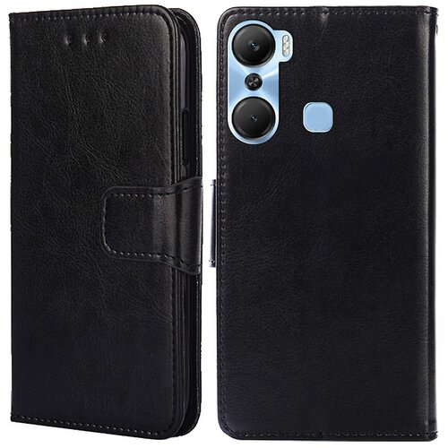 INORCO Usnjena preklopna torbica za Infinix Hot 12 Pro 4G, za&amp;scaron;čitna torbica za telefon Denarnica proti padcem s stojalom, (22036346) Slike