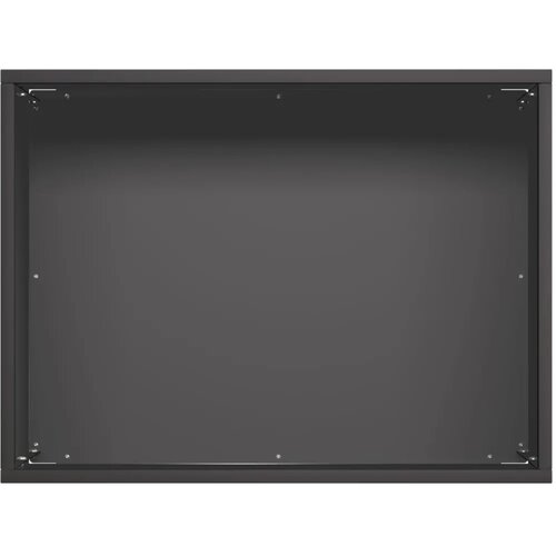  Vrtna saksija Crna 40 x 30 x 30 cm Čelična vrata - Crna 40 x 30 x 30 cm 1 Slike