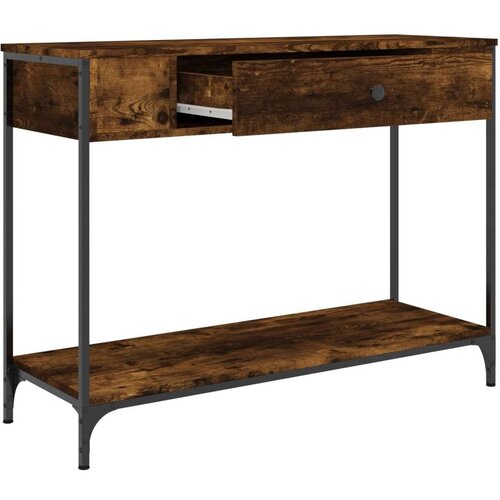  Konzolni stol boja hrasta 100 x 34 5 x 75 cm konstruirano drvo Slike