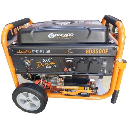 Daewoo benzinski generator 2500W, električni start GD3500E Slike