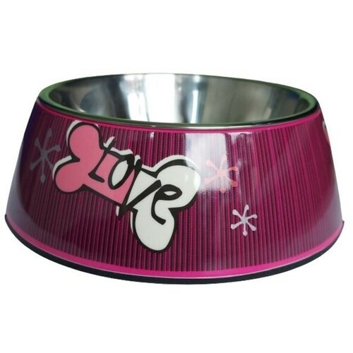 Rogz bowlz pink love small činija Slike