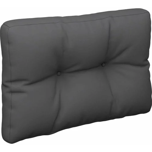 Jastuk za palete antracit 60 x 40 x 12 cm od tkanine