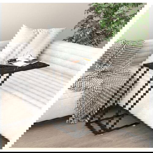  Racunalniska stranska mizica crn marmor 50x35x65 cm stek Cene