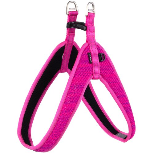 Rogz fast-fit am za pse sa bumerang krojem l &amp;mdash; obim 63 cm roze Slike