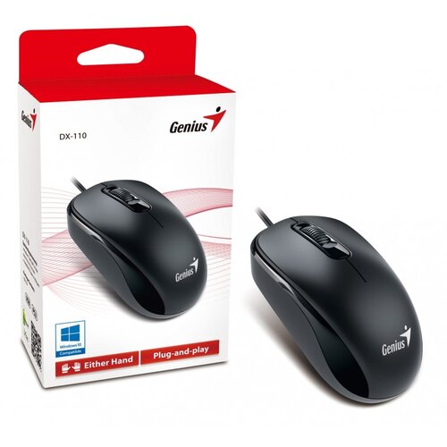 Genius mi&scaron; DX-110 USB crni 1.000 DPI, USB veza,3 tipke, 1.5 m kabal Cijene
