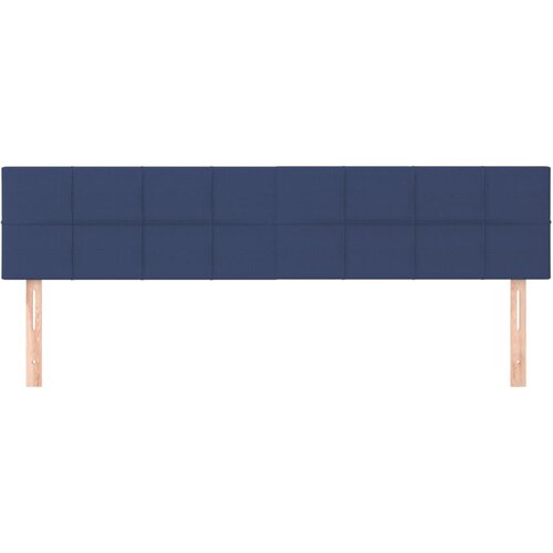  Uzglavlja plava 180x5x78/88 cm od tkanine Slike