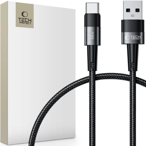 TECH-PROTECT ULTRABOOST TYPE-C KABEL 66W/6A 50CM SIVA ZA TELEFON, (21980627) Cene