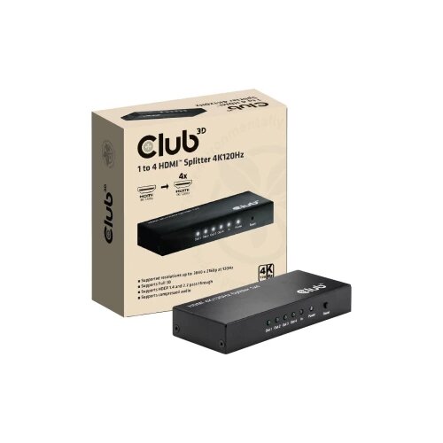 Club3d CSV-1385 HDMI adapter [1x ženski konektor HDMI - 4x ženski konektor HDMI] crna Cijene