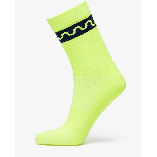 Karhu x Sasu Kauppi Irregular Stripe Sock Fluo Yellow/Blue Print