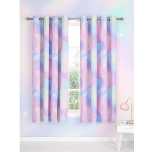 Catherine Lansfield Otro&amp;scaron;ke zavese v kompletu 2 ks 168x183 cm Ombre Stars &amp;ndash; Slike