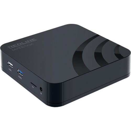 Redline Prijemnik Android, 2/16GB DDR4, 4K, HDR, LAN/WiFi, HDMI - MATE Box, Crni Slike