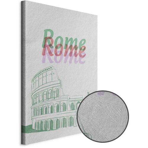  Slika - Rome in Watercolours (1 Part) Vertical 60x90 Premium Print Cene