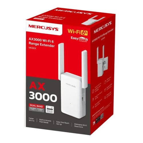 Mercusys ME80X AX3000 Wi-Fi6 WiFi ojačevalec extender Cene