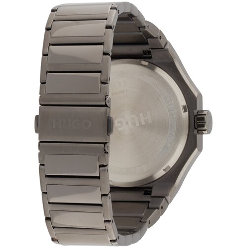 Hugo Analogna ura &amp;#039;#GRAIL SKELETON&amp;#039; temno siva / pastelno oranžna Slike