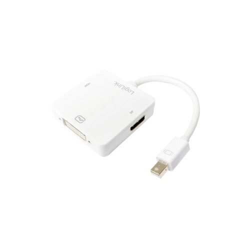 Logilink Adapter [1x Muški konektor Mini DisplayPort - 1x Ženski konektor DVI, 24 + 5 polova, Ženski konektor HDMI] Bijela Cijene