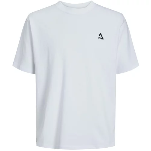 Jack & Jones Majica 'Triangle' ljubičasta / narančasta / crna / bijela