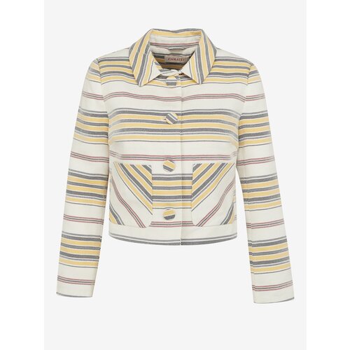 Camaieu Cream striped jacket - Women's Cijene