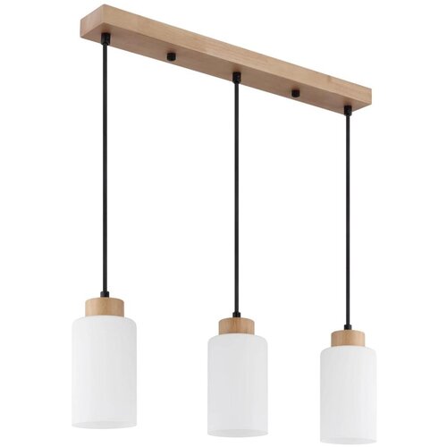Globo 15977-3H - Luster na sajli ROWENA 3xE27/60W/230V bež/bela Slike