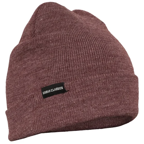 Urban Classics Accessoires Basic Flap Beanie burgundy melange