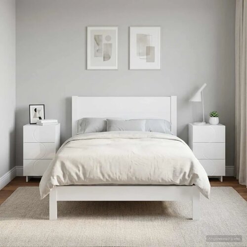  Noćni ormar 2 kom. Bijela visokog sjaja 33 5 x 34 5 x 60 cm - Bijela visokog sjaja 2 Cijene