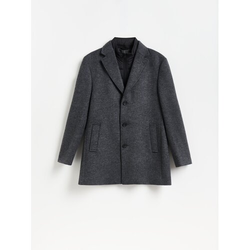 Reserved Kaput s mje&amp;scaron;avinom vune - tamnosivo Slike