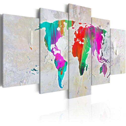  Slika - Colourful Planet 100x50 Slike