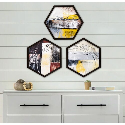 Wallity Uokvirena slika 6GEN118869, 35x35 cm, 3 dijela Cijene