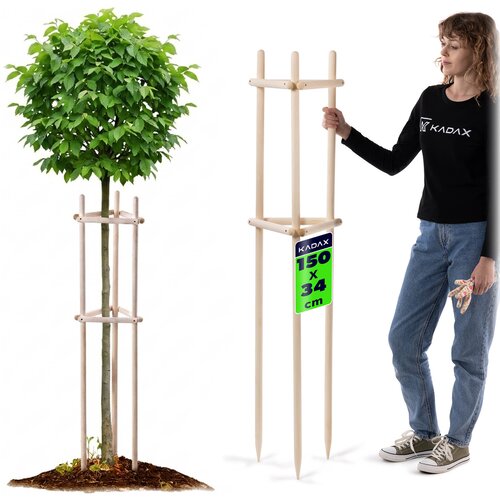 KADAX opora za rastline, drevesa, grmičevje, impregnirana opora, trikotna, močna, 150 cm, (5000362564) Cene