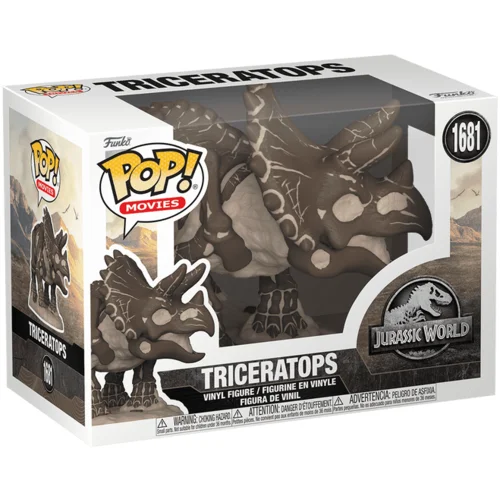 Funko POP MOVIES: JURASSIC PARK FOSSIL - TRICERATOPS