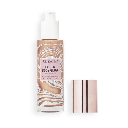 Revolution kremni osvetljevalec za obraz in telo - Festive Allure Face &amp;amp; Body Glow Slike