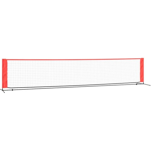 VidaXL Teni&amp;scaron;ka mreža črna in rdeča 500x100x87 cm poliester, (20753757) Slike