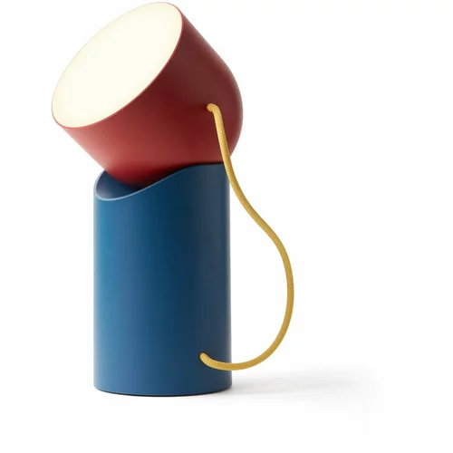 Lexon Crvena/plava LED stolna lampa (visina 14 cm) Orbe –
