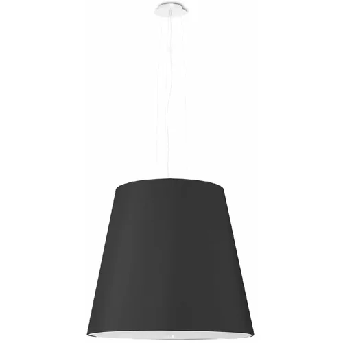 Nice Lamps Crna viseća svjetiljka sa staklenim sjenilom ø 50 cm Tresco -