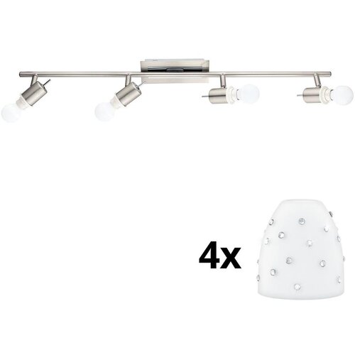 Eglo LED spot svetlo MY CHOICE 4xE14/4W/230V hrom/bela Cene