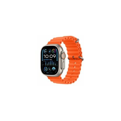 Apple watch Ultra2 cellular, 49mm titanium case w orange ocean band Cene