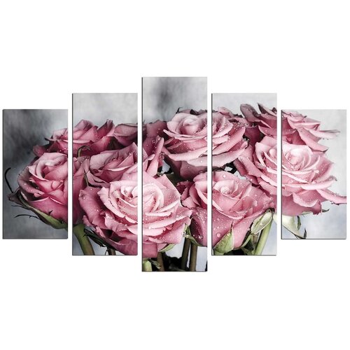 Charm vi&amp;scaron;edijelna slika bouquet, 110 x 60 cm Slike