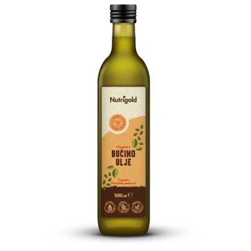 Nutrigold Bučino ulje - Organsko Hladno pre&scaron;ano 500ml Cijene