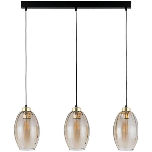  Luster na sajli SEBO 3xE27/15W/230V crna/dimljeno bež Cene