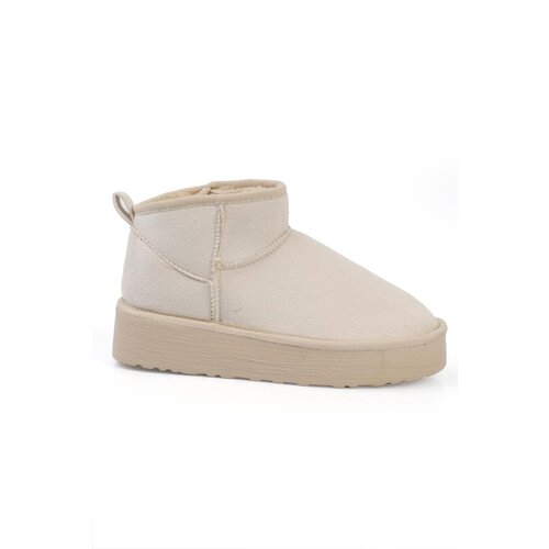 Capone Outfitters Women&amp;#039;s Short Boots With A Thick Sole, Round Toe And Shearling. Slike