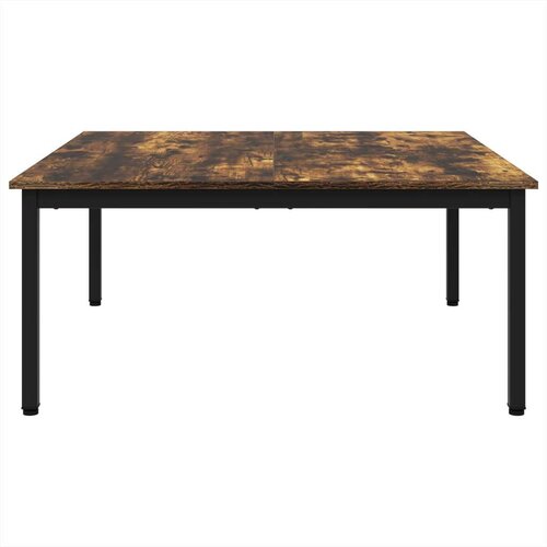  Stolić za kavu Dimni hrast 100 x 100 x 45 cm Konstruirano drvo Slike