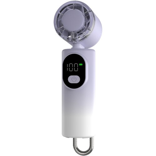INF Visokohitrostni prenosni ventilator z LED zaslonom in 100-stopenjsko Purple+white, (5000286618) Cene