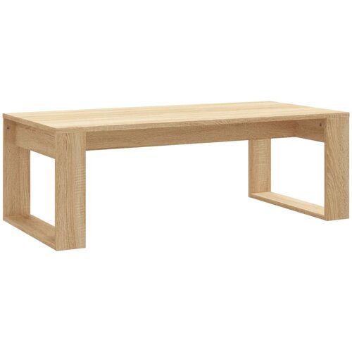 Maison Chic Klubska mizica - kavna mizica - Nizka mizica sonoma hrast 102x50x35 cm inženirski les, (21753043) Slike